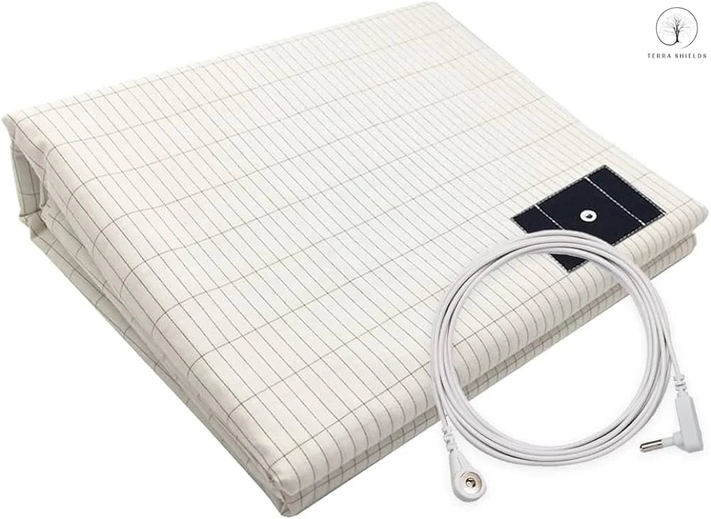 TerraShields™ Grounding Fitted Sheet (White)